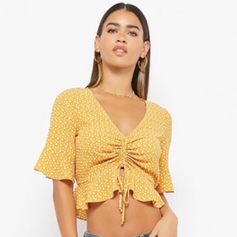 Polka Dot Crop Top✨